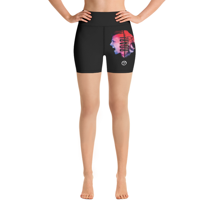 Short Leggings - When You Roar, Black
