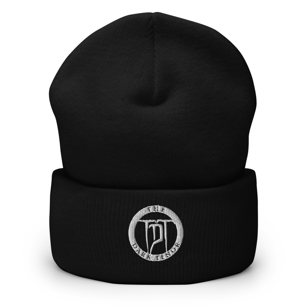 Beanie - crest in silver, embroidered