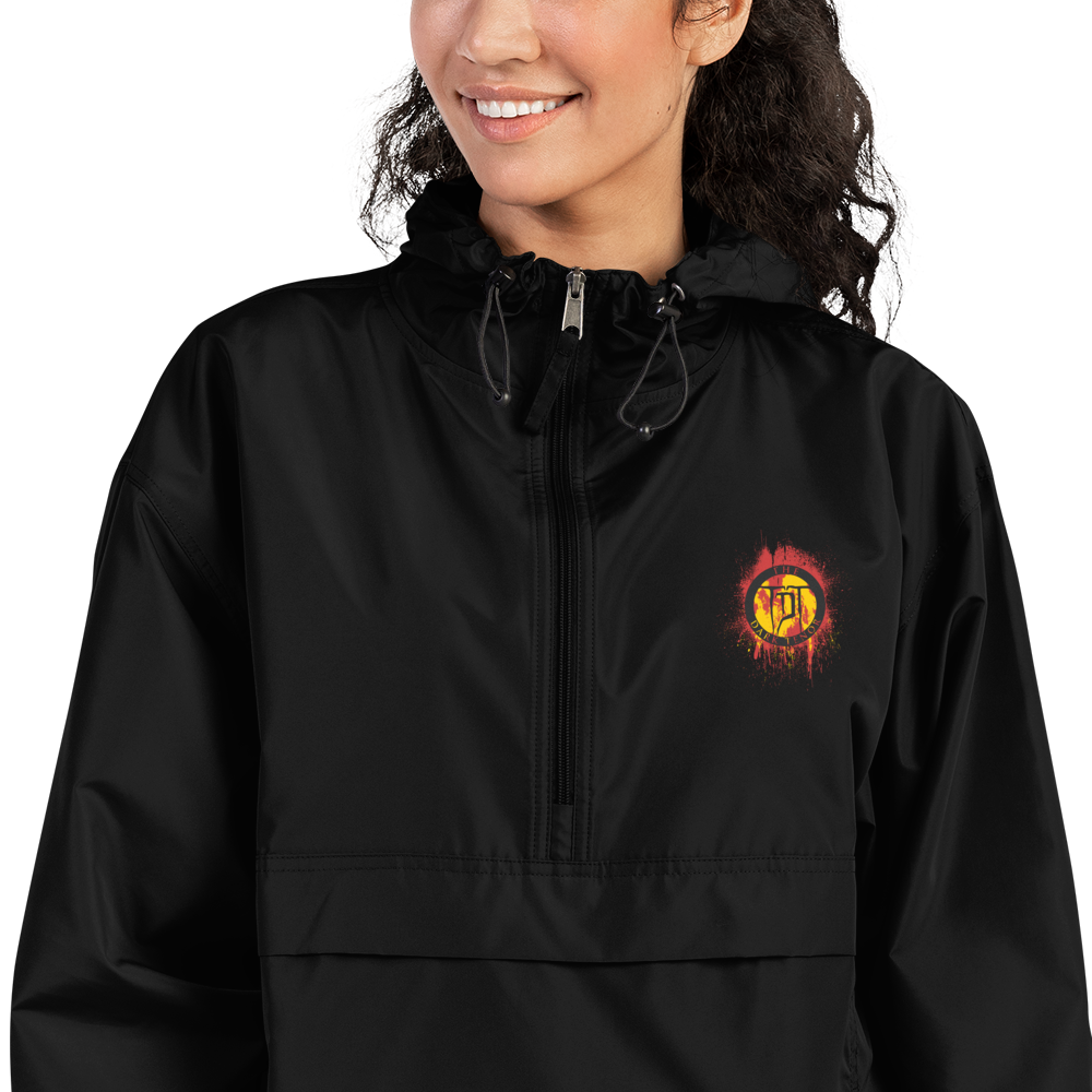 Regnjakke til kvinder - Embroidered Volcanoes crest