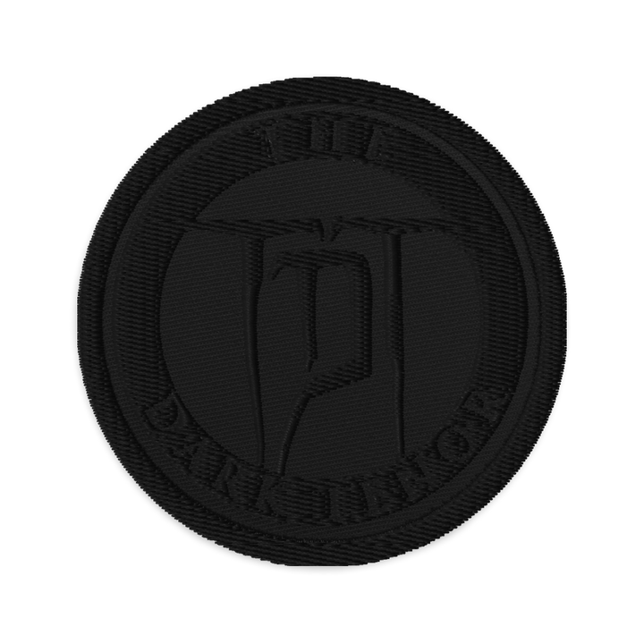 Gestickter Aufnäher - Wappen Schwarz