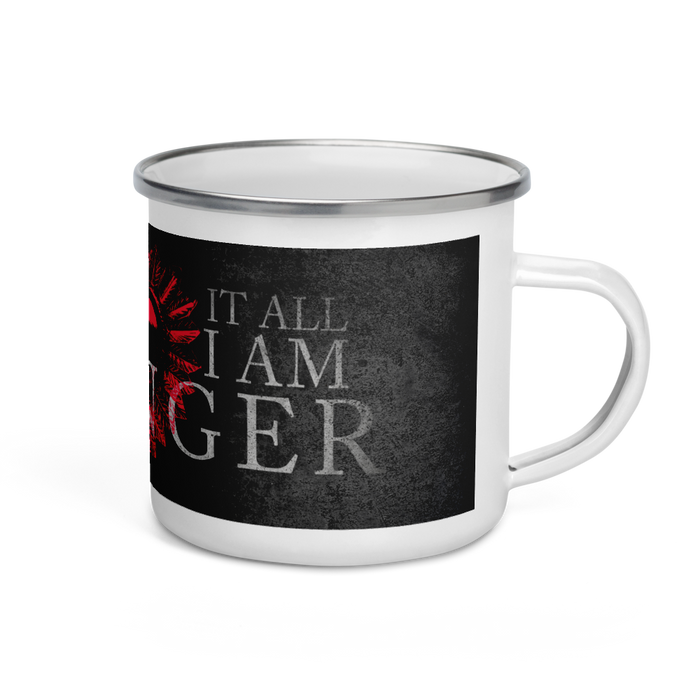 Emailletasse - Now I Am Stronger, Darker Hearts