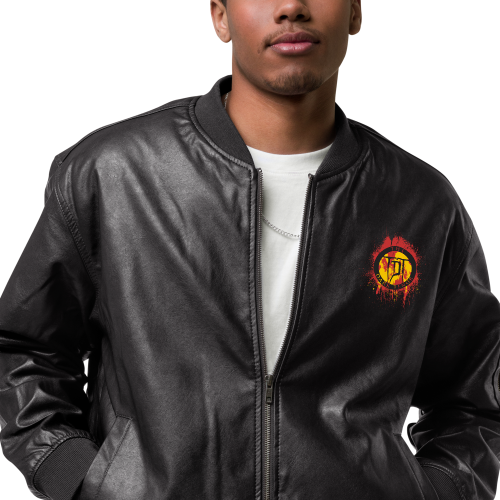 Bomber Jacket Lederjacke Schwarz Zara Bomberjacke Lederjacke