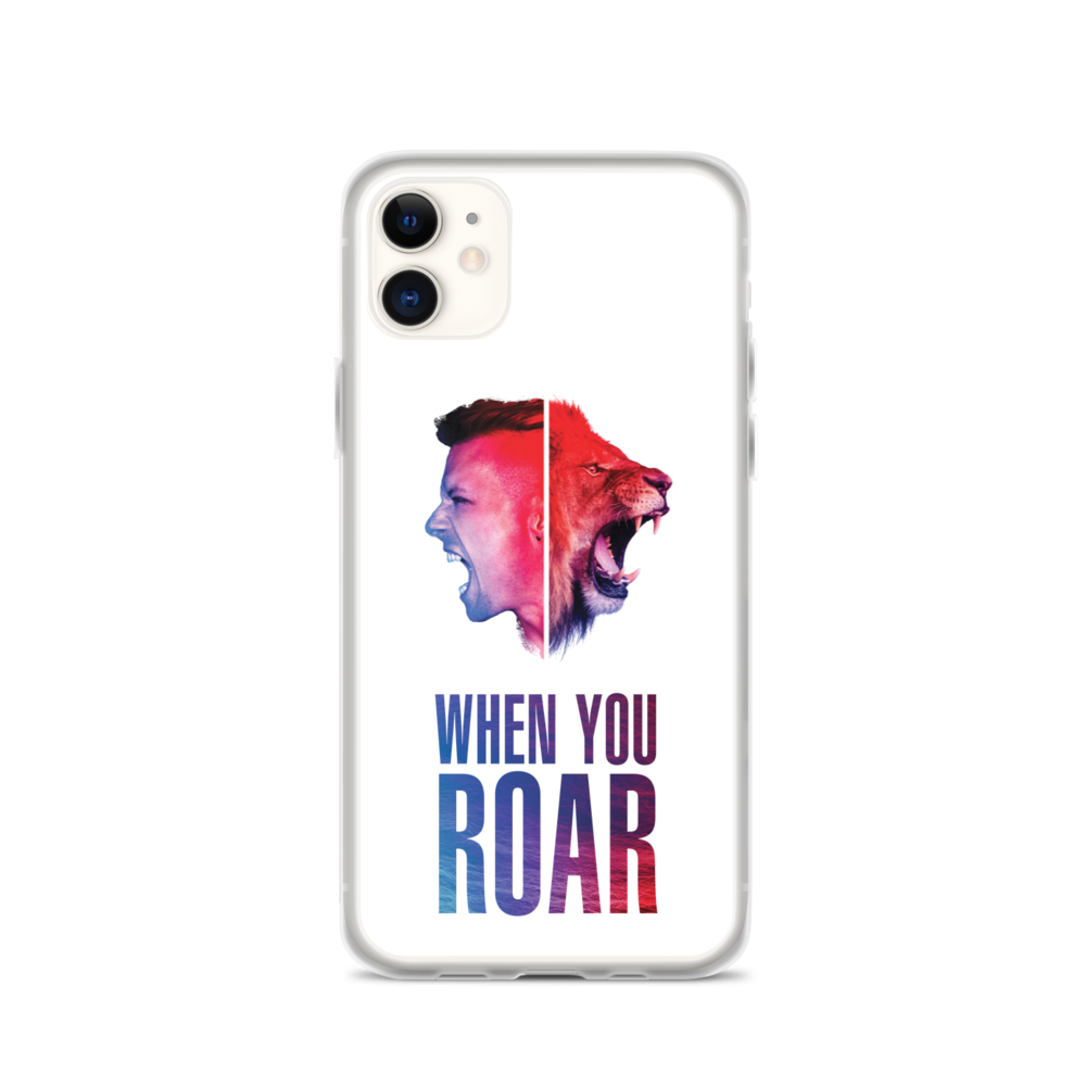 Apple iPhone mobiltelefon cover - When You Roar, hvid