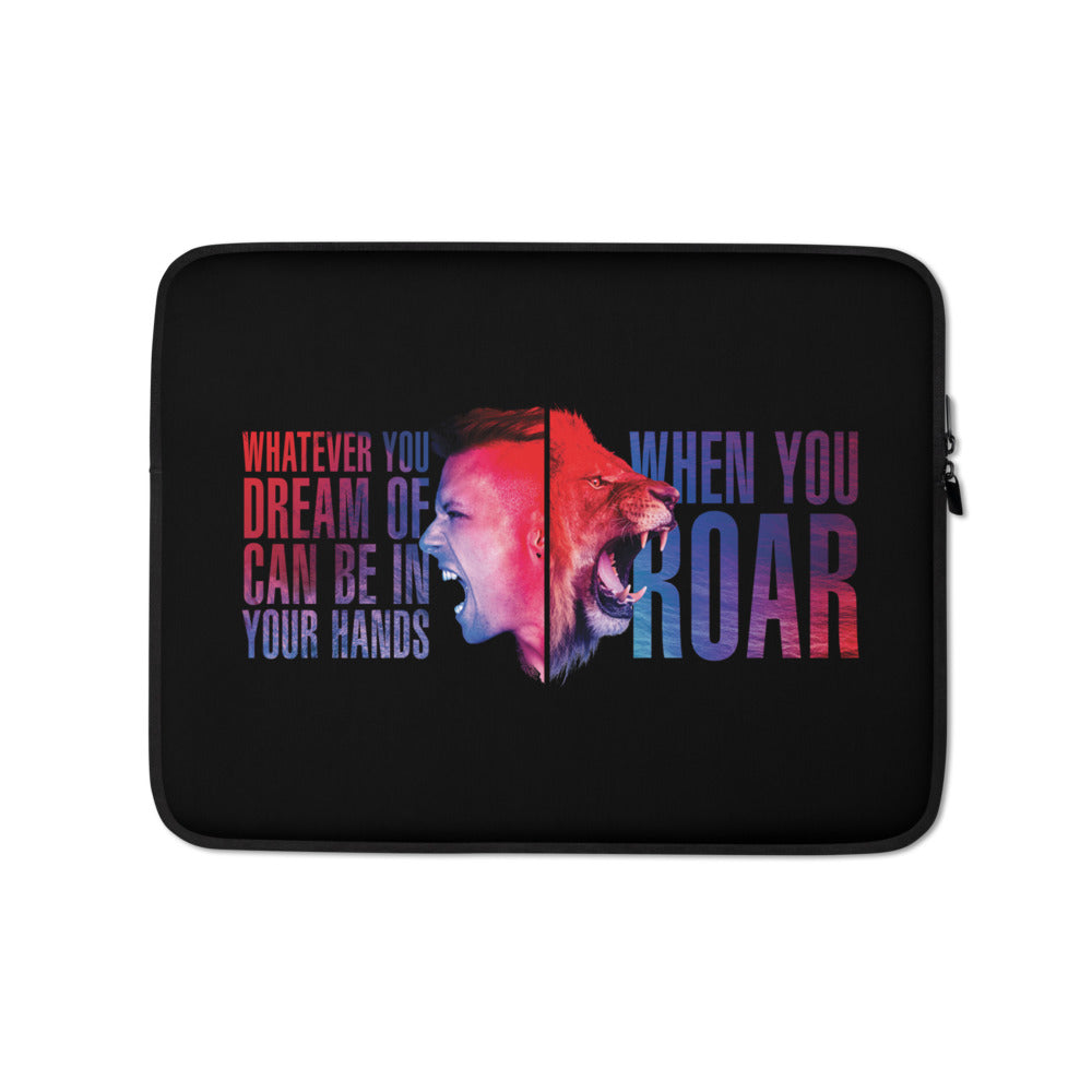 Laptop Bag - When You Roar, Black