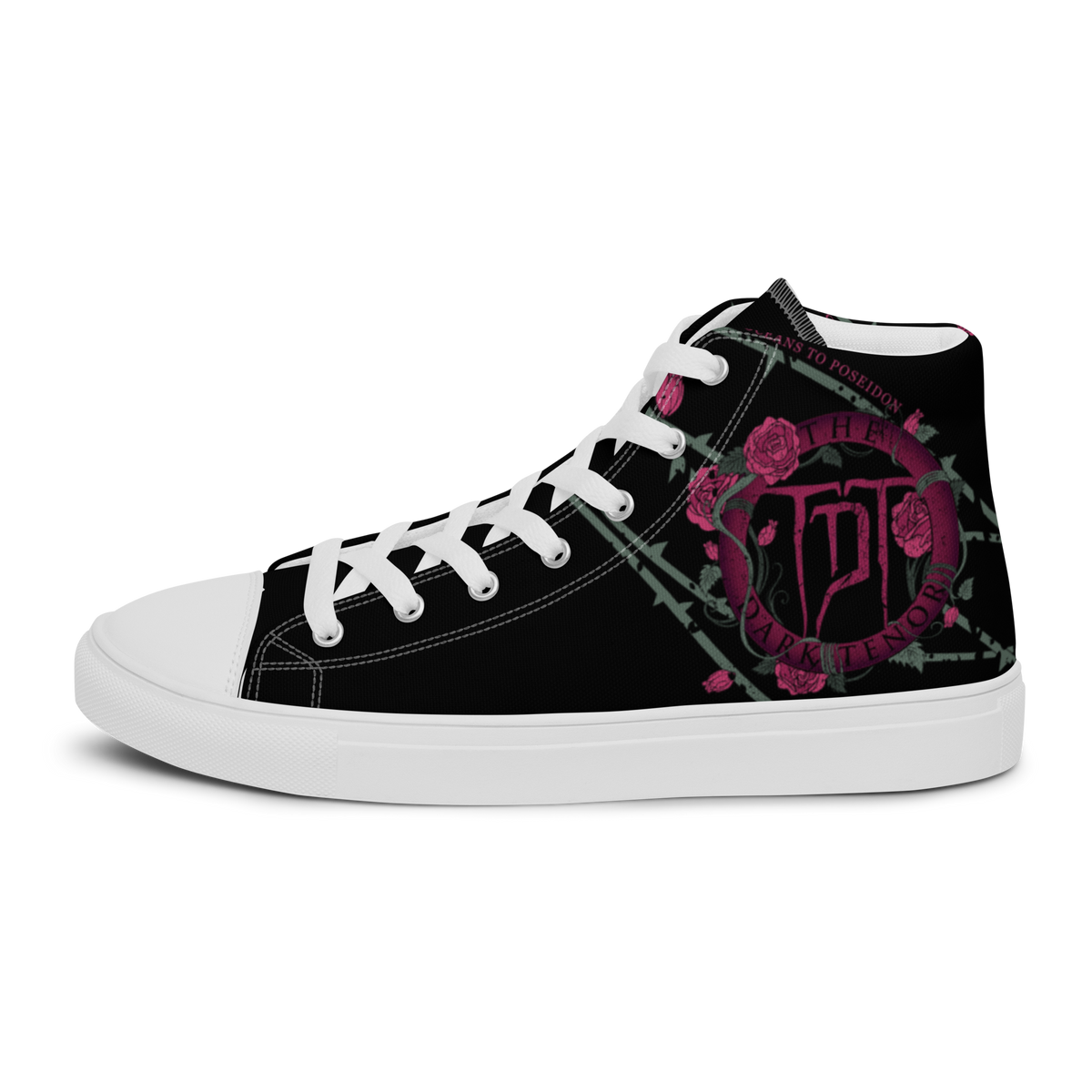 High-Top Shoes Men - Unforgettable, Roses