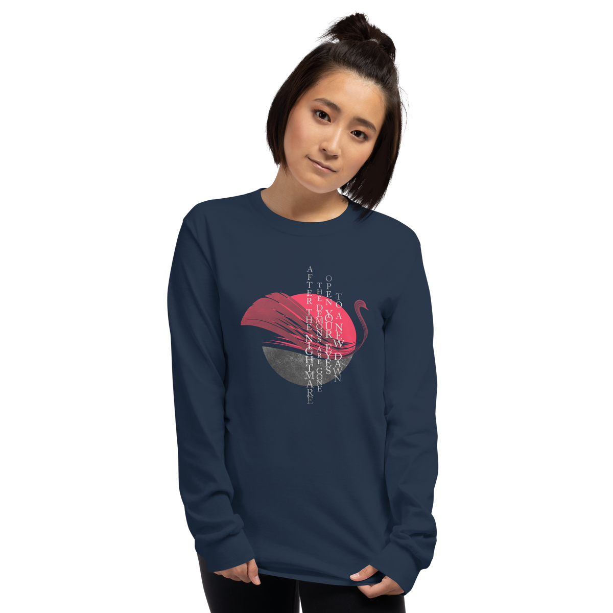 Langarmshirt Damen - After the Nightmare, Lyrics Swan