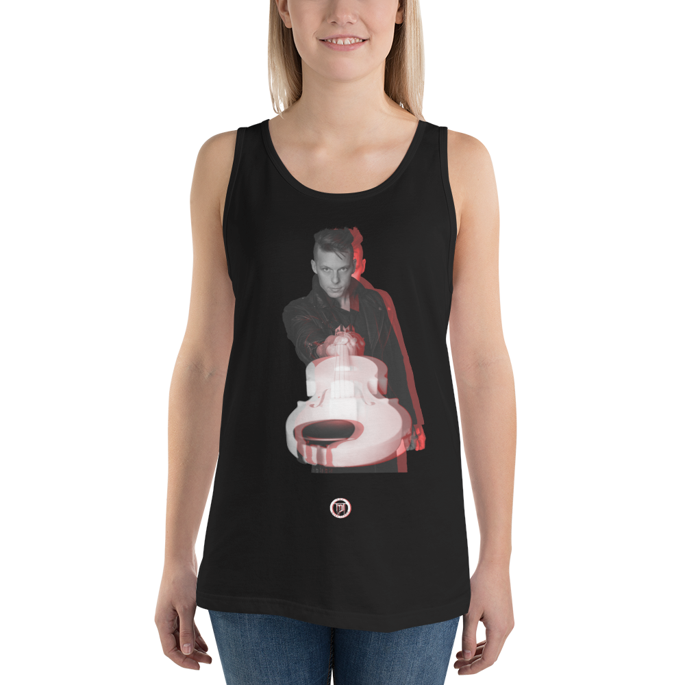 Tanktop kvinder - violin, Shadow Rebel Red