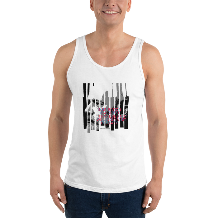 Tank-Top Herren - Tschaikowsky Zitat, weiss