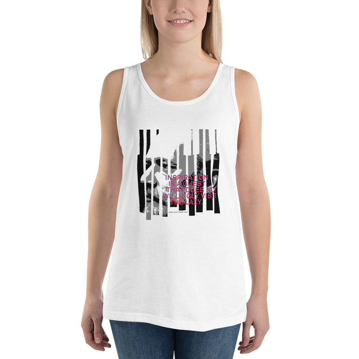 Tank-Top Damen - Tschaikowsky Zitat, weiss