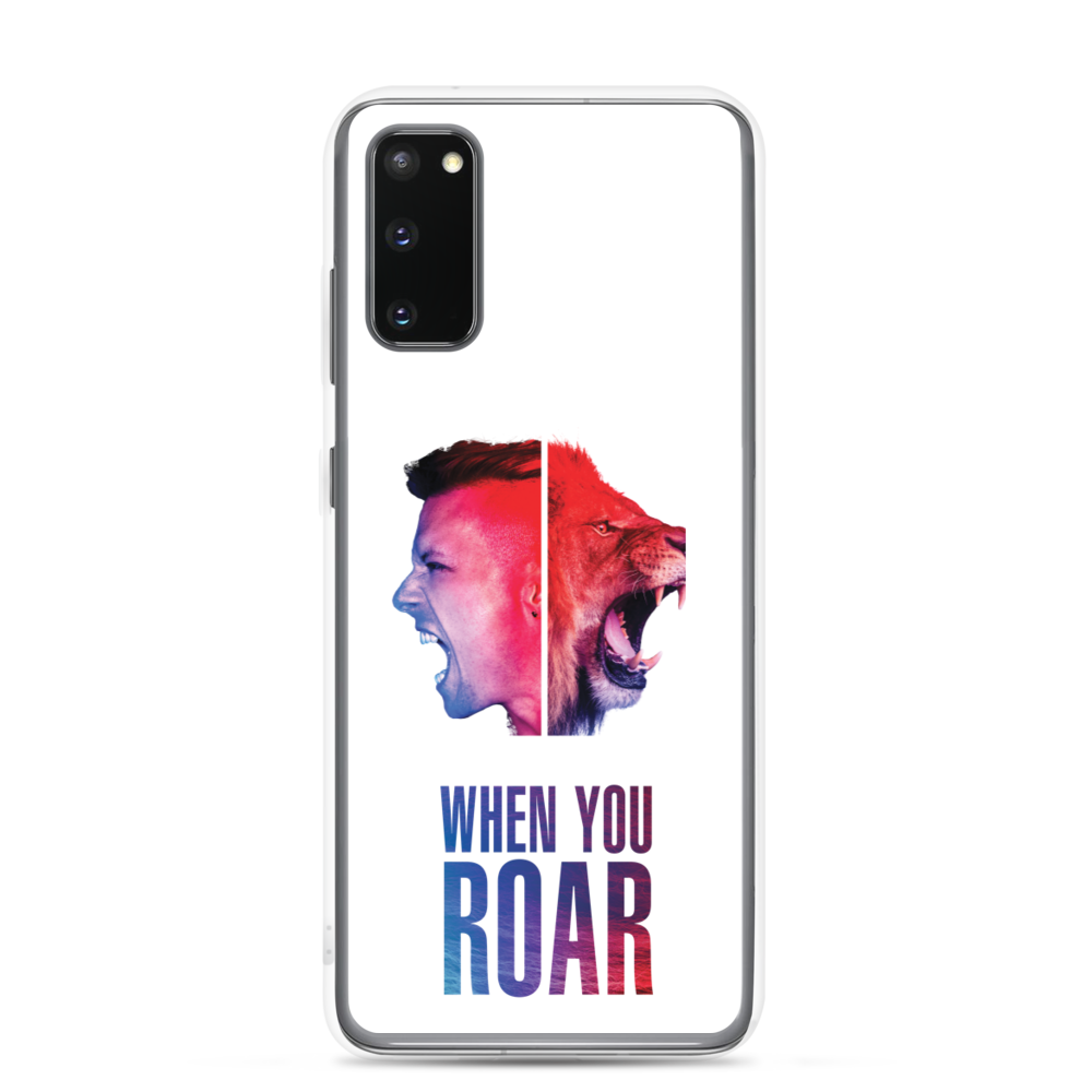 Samsung telefon cover - When You Roar, hvid
