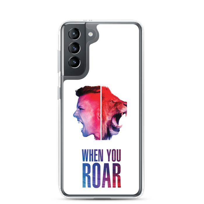Samsung Handyhülle - When You Roar, Weiss