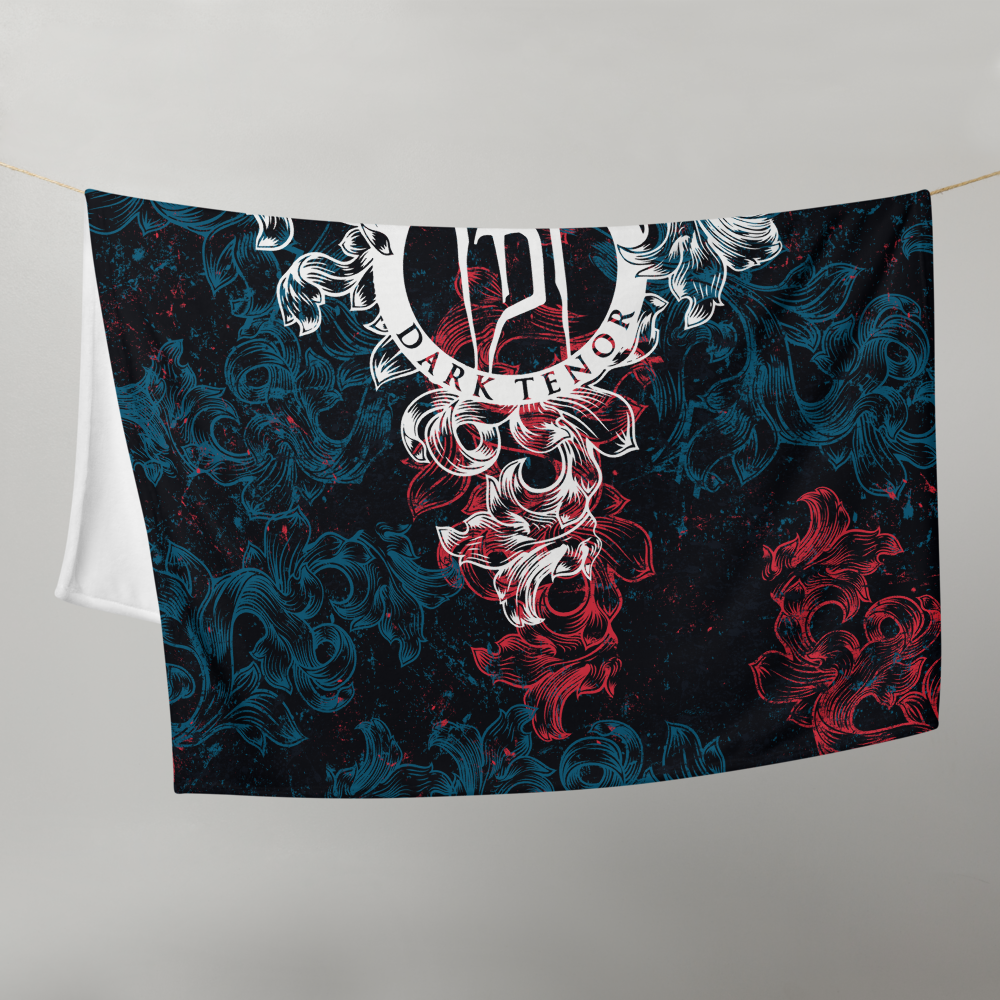 Decke | Plaid - Wappen Floral