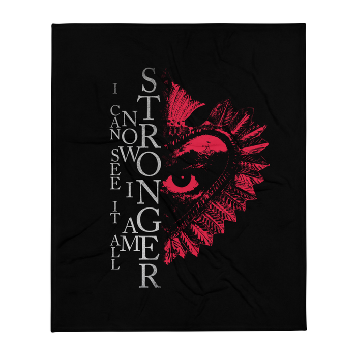 Decke - Now I Am Stronger, Darker Hearts, schwarz