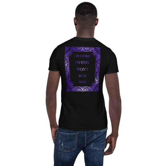 T-SHIRT LYRICS HERREN - I´M HERE TO STAY - UNFORGETTABLE, SCHWARZ