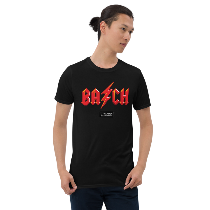 T-SHIRT HERRE - BACH LOGO, SORT