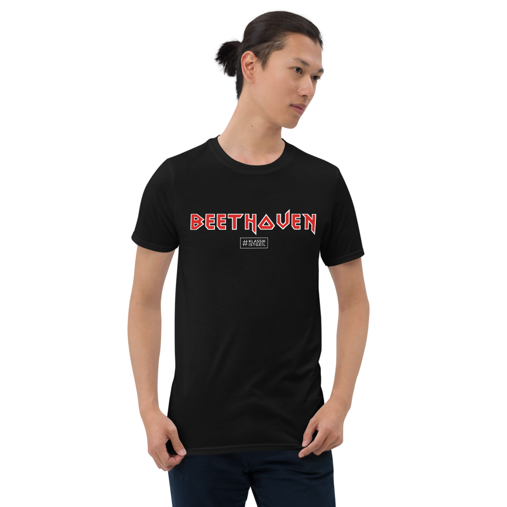 T-SHIRT HERRE - BEETHOVEN LOGO, SORT Unisex T-shirt