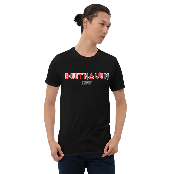 T-SHIRT HERRE - BEETHOVEN LOGO, SORT Unisex T-shirt