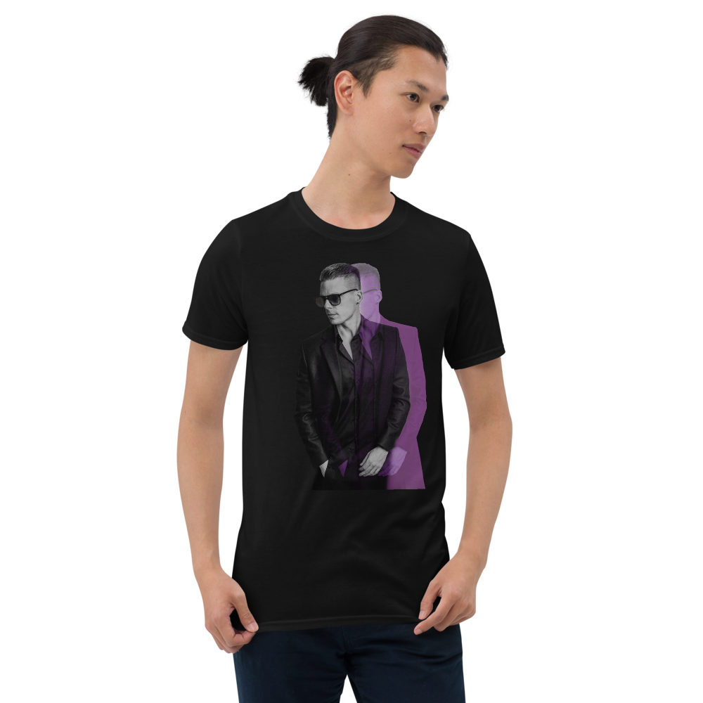 T-shirt til mænd - Shadow Cool Purple