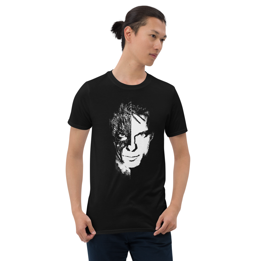 T-shirt til mænd - The Phantom is real, Evolution Series, sort