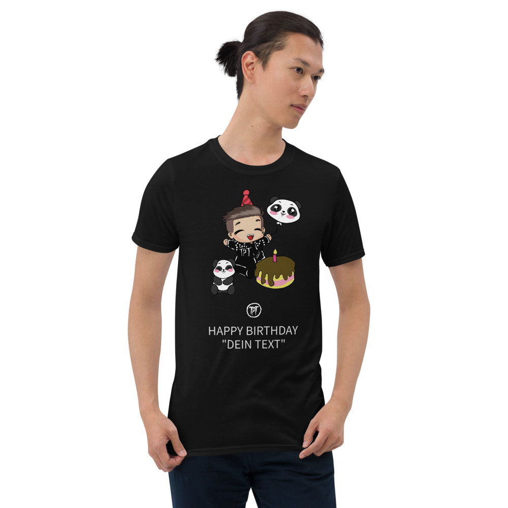 T-Shirt Herren - Happy Birthday, personalisierbar