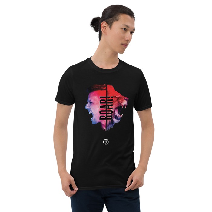 T-Shirt Herren - When You Roar, Schwarz