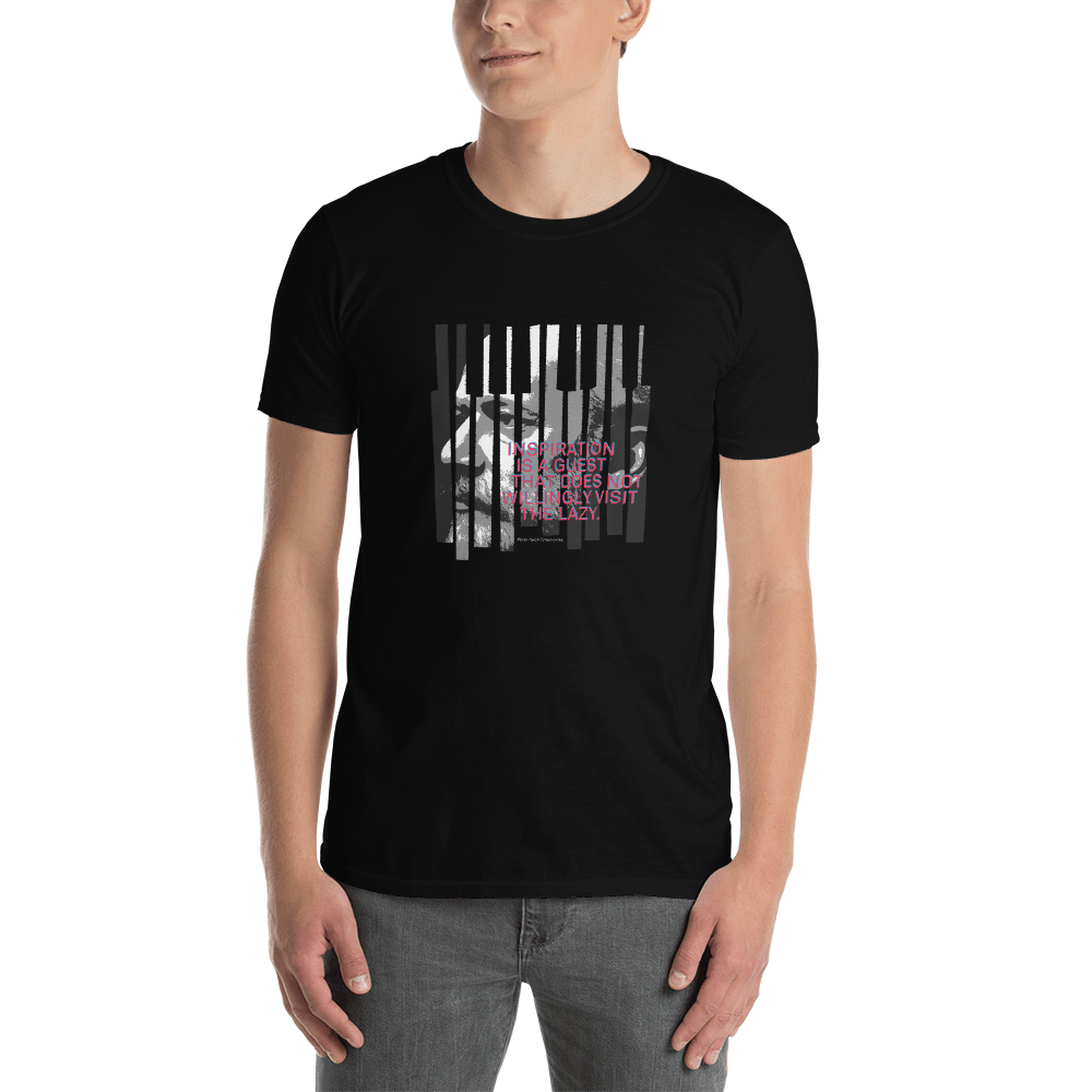 Herre T-shirt - Tchaikovsky Citat