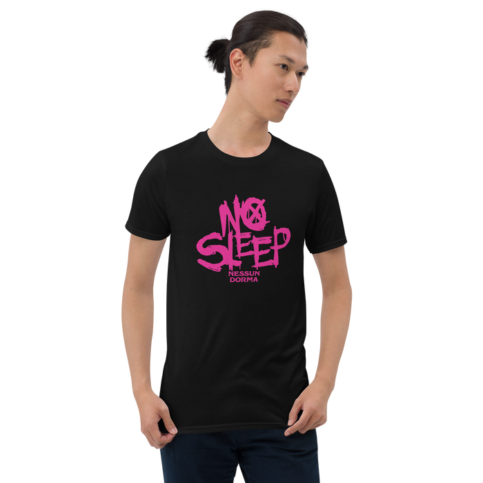T-shirt til mænd - No Sleep (Nessun Dorma), pink