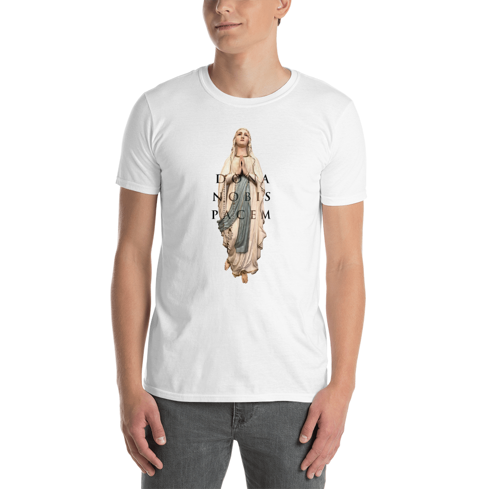 T-shirt herre - Dona Nobis Pacem, Ultraviolet Hearts, hvid
