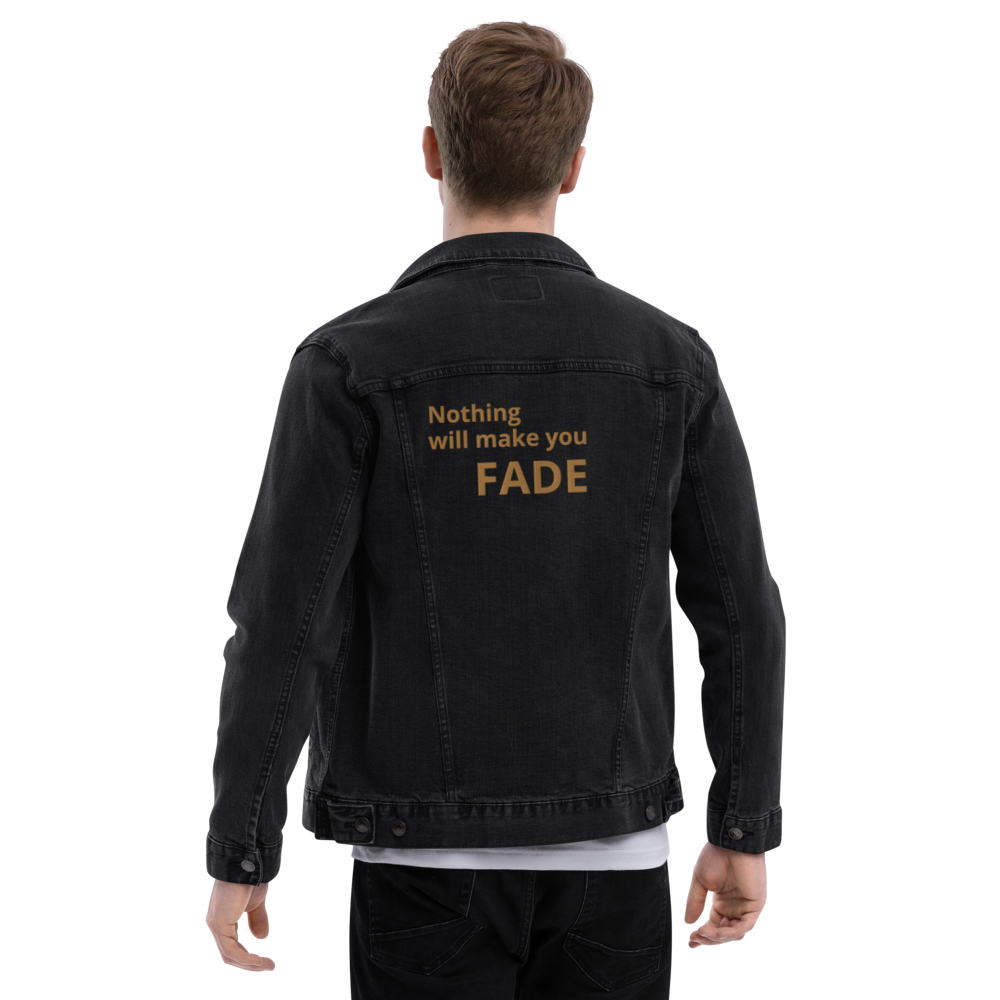 Denim jacket men - Nothing will make you fade