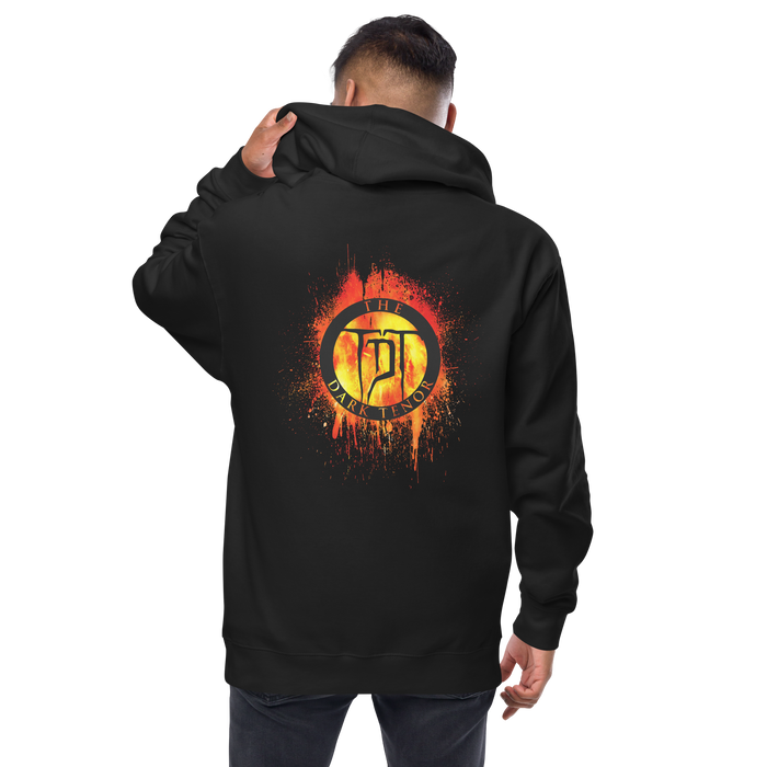 Men's Fleece Zipper Hoodie - Lava Crest
