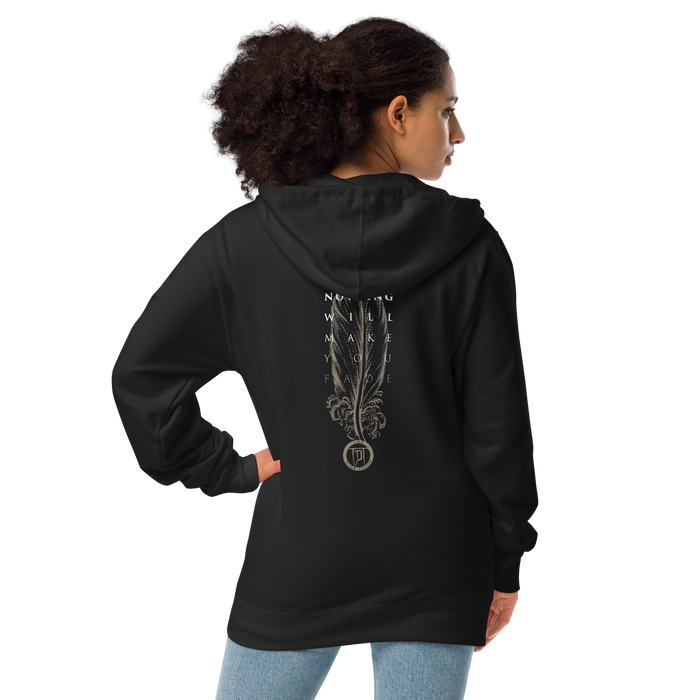 Women's Fleece Zipper Hoodie - Fade