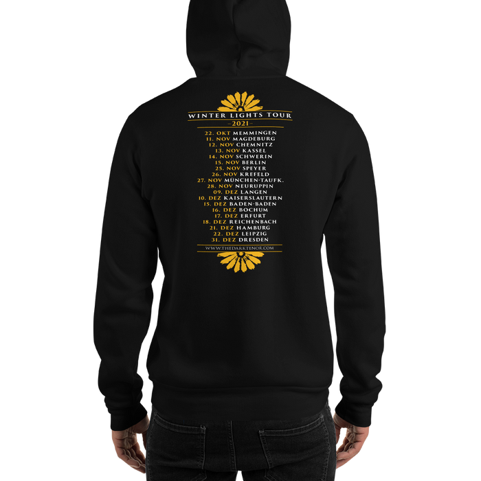 Hoodie Men - Winter Lights Tour 2021, crest, black