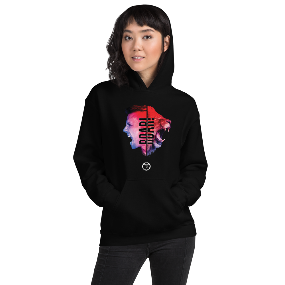 Hoodie women - When You Roar, black
