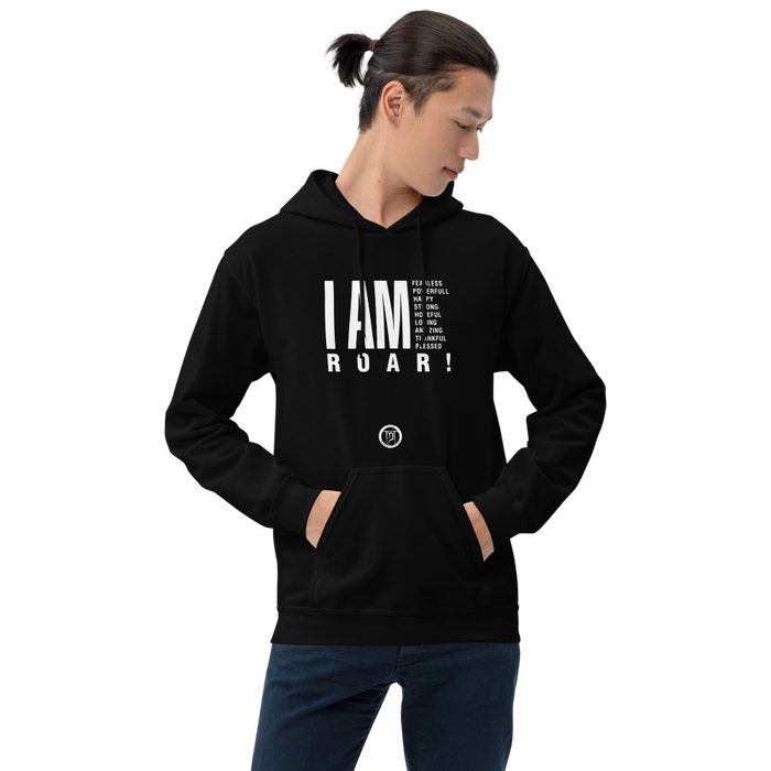 Hoodie Herren - I am (Roar 2.0), Weiss