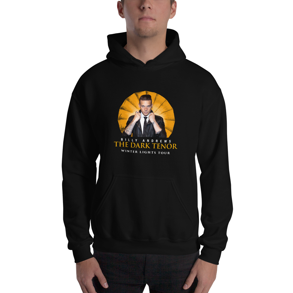 Hoodie Herren - Winter Lights Tour 2021, schwarz