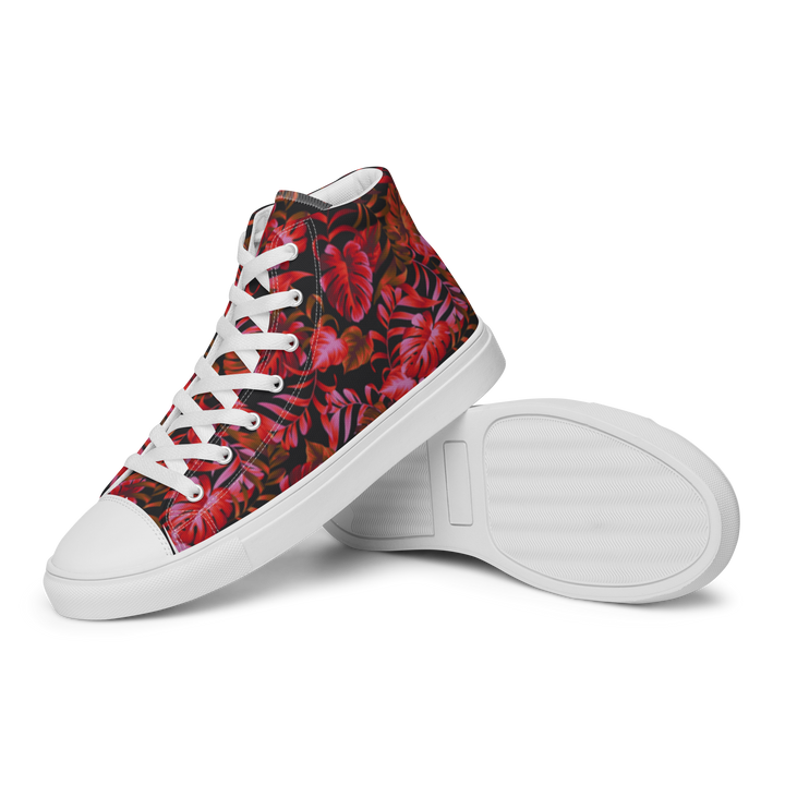 High-Top Schuhe Damen - Blätter der Nacht