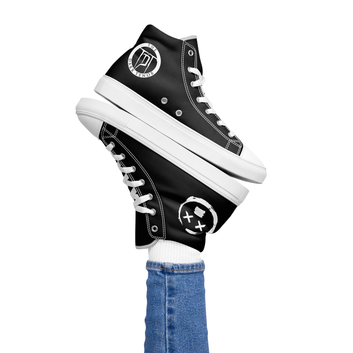 High-top sko unisex - No Sleep (Nessun Dorma), sort hvid