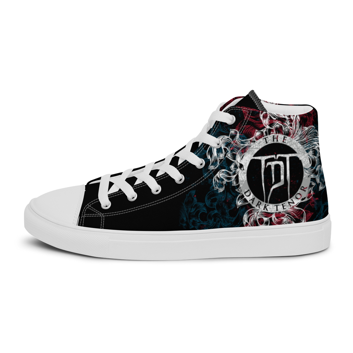 High-Top Shoes Women - Coat of Arms Floral