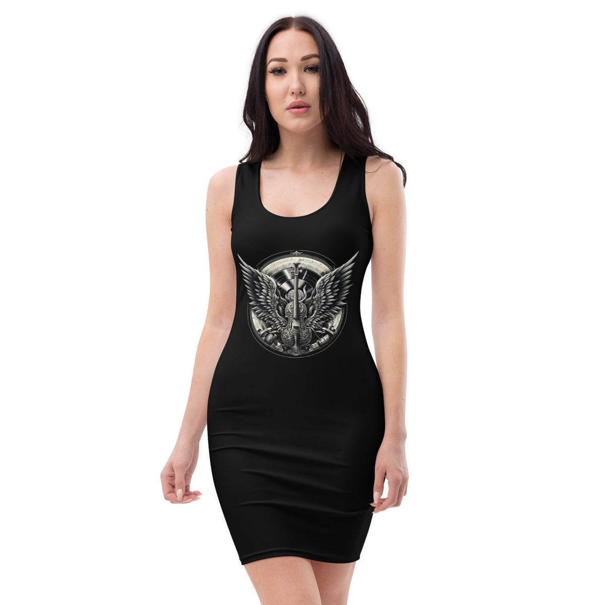 Schlauchkleid - Cello and Wings Wappen