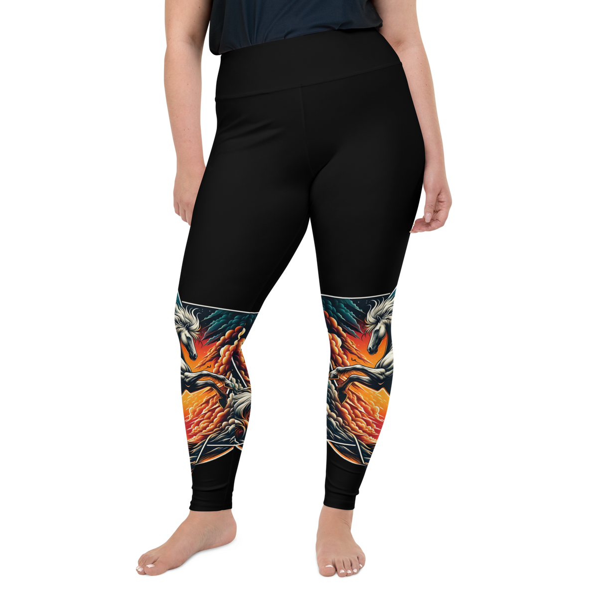 Leggings in Übergröße - Wild Horses are Wild
