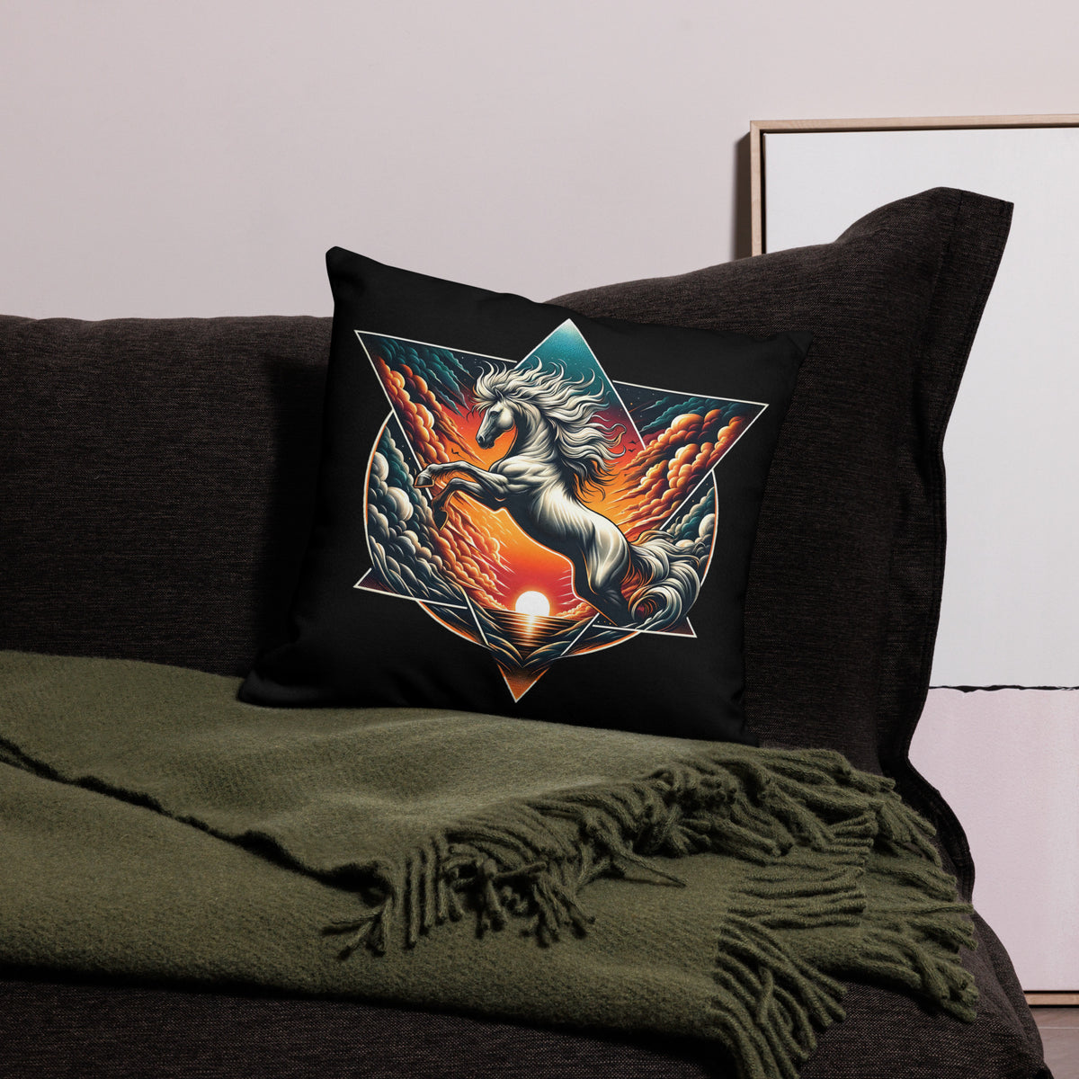 Premium Pillow - Vilde heste er vilde