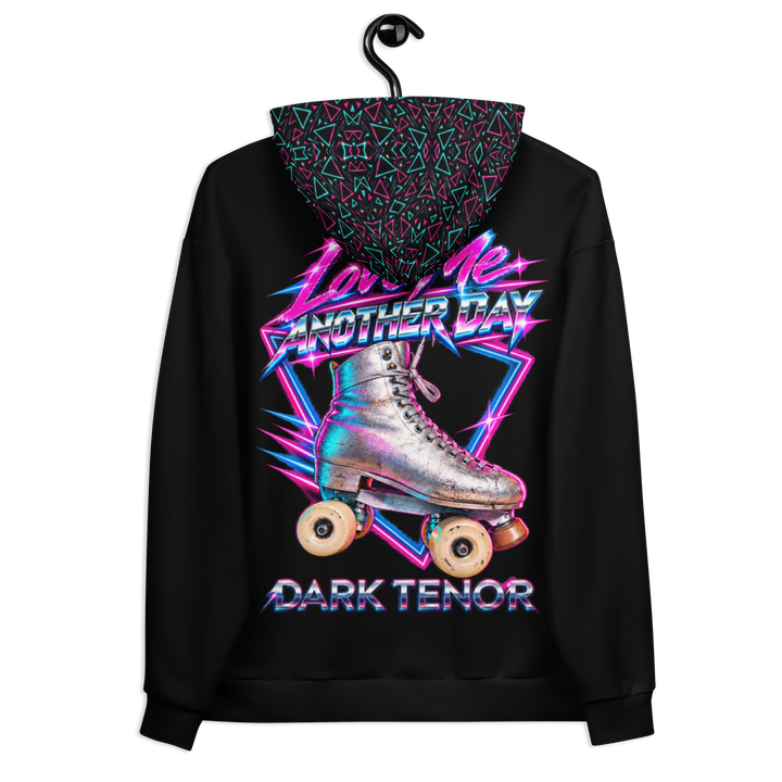 Kapuzenpullover Unisex: Love Me Another Day – Neon-Dreieck
