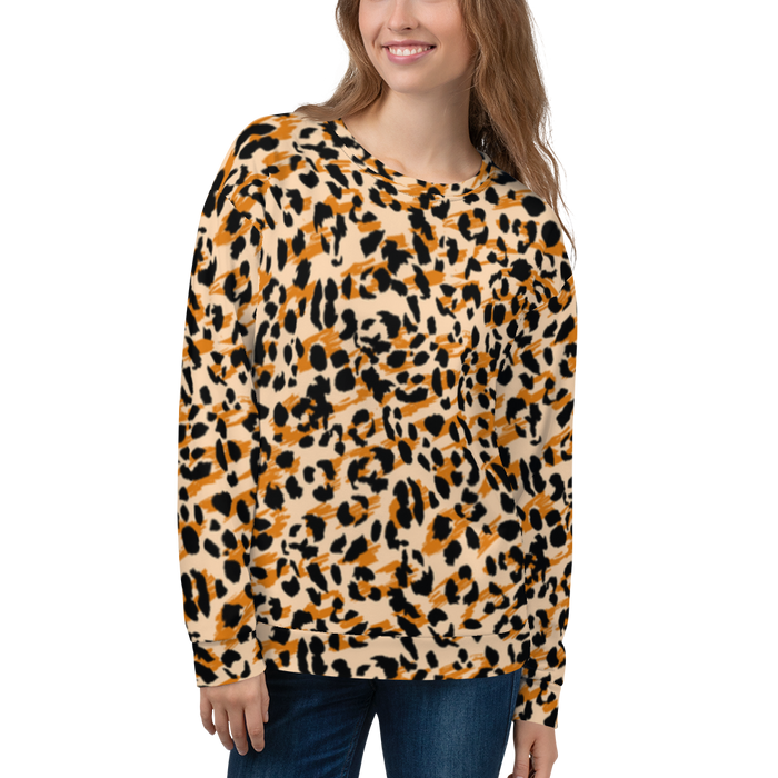 Sweater kvinder - leopard