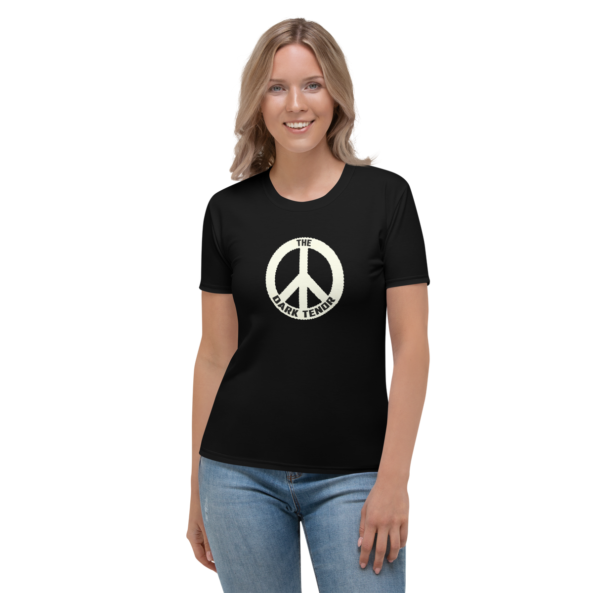 Premium T-shirt til kvinder - Shout for Peace