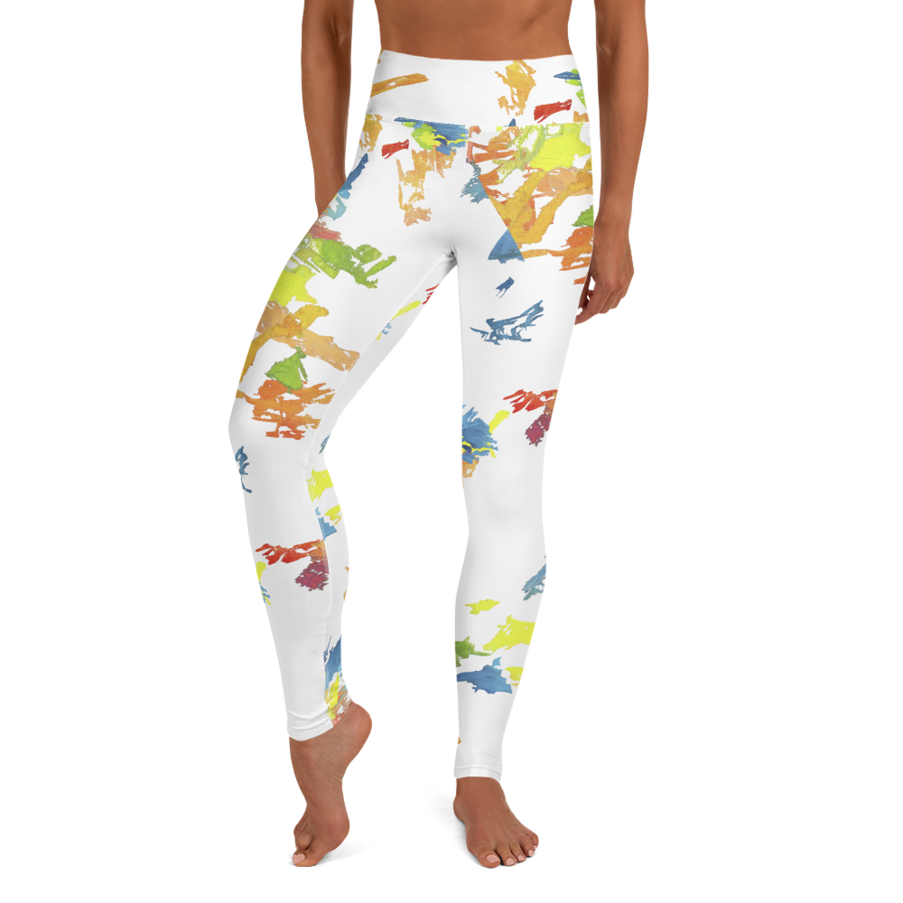 Leggings - Beethoven, Ode to Joy, hvid