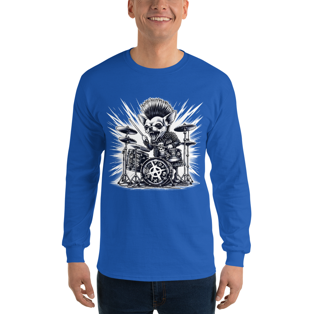 Langarmshirt Herren - Gizmo RoXX Drums
