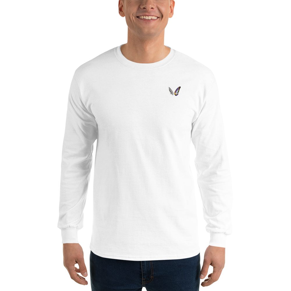 Long-sleeved shirt for men - Toxic Rain, Madame Butterfly, Butterfly