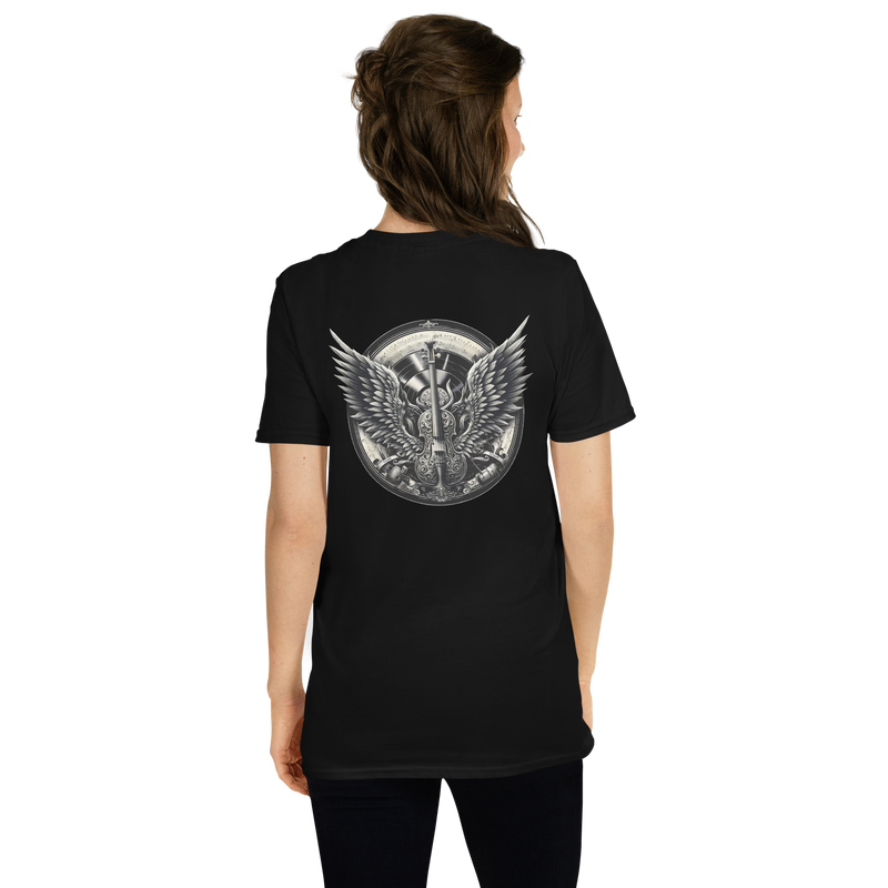 T-Shirt Damen - Cello and Wings Wappen