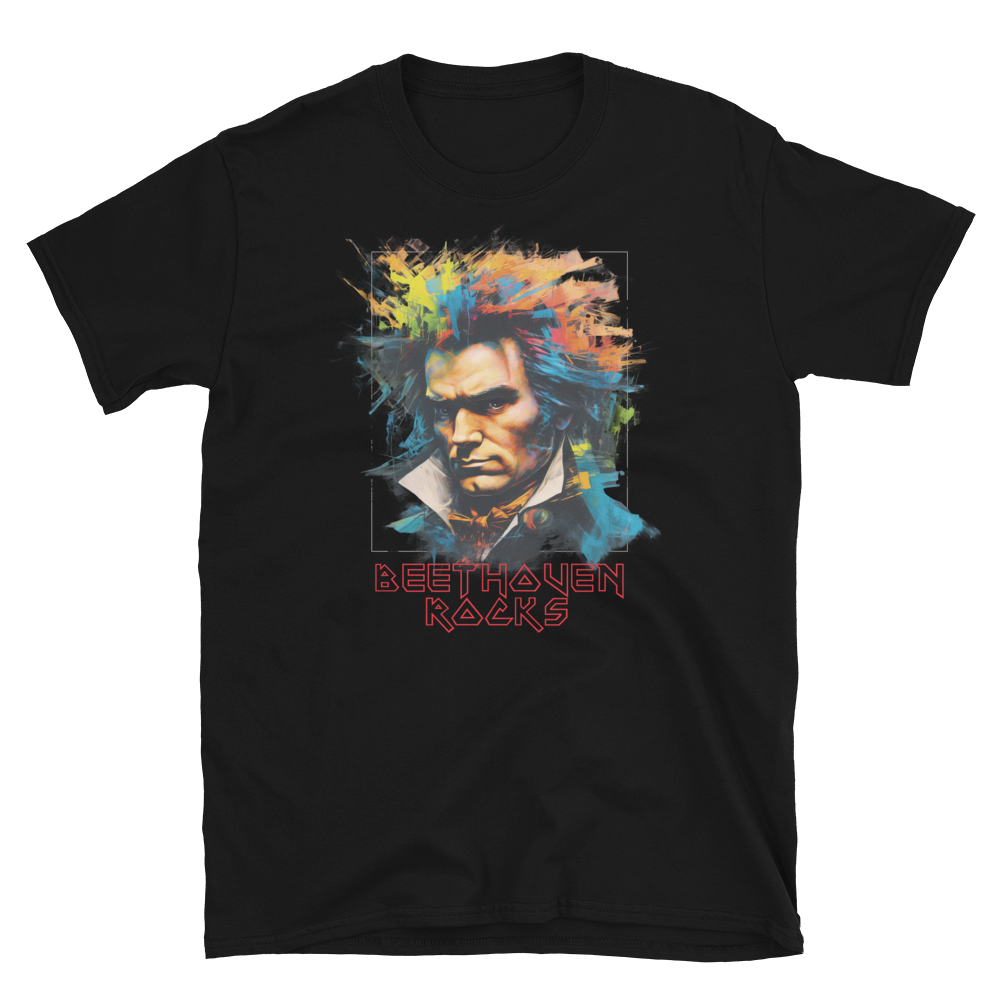 T-Shirt Herren - Beethoven Rocks, Ode an die Freude