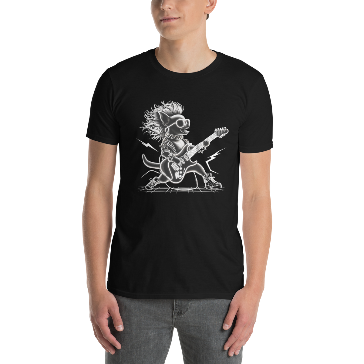 T-Shirt Herren - Gizmo Guitar RoXX